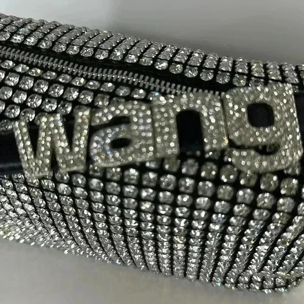 ✨ Alexander Wang Rhinestone Mesh Pouch - Picture 6 of 8
